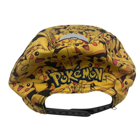2015 One Size Snapback Pokemon Pikachu Cloth Cap Baseball Hat 14 & Older - Picture 3 of 4